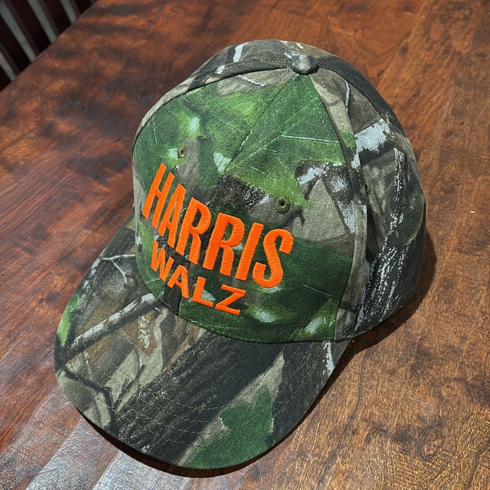 Harris Walz Camo hat - genuine, 2024 campaign hat - made in USA by unionwear